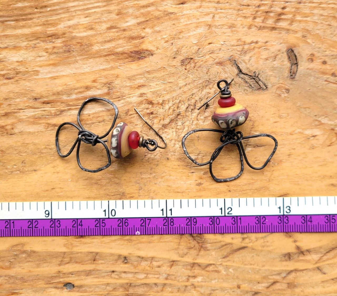 Clover charms made of wrought iron for these spectacular earrings.. – photo 10